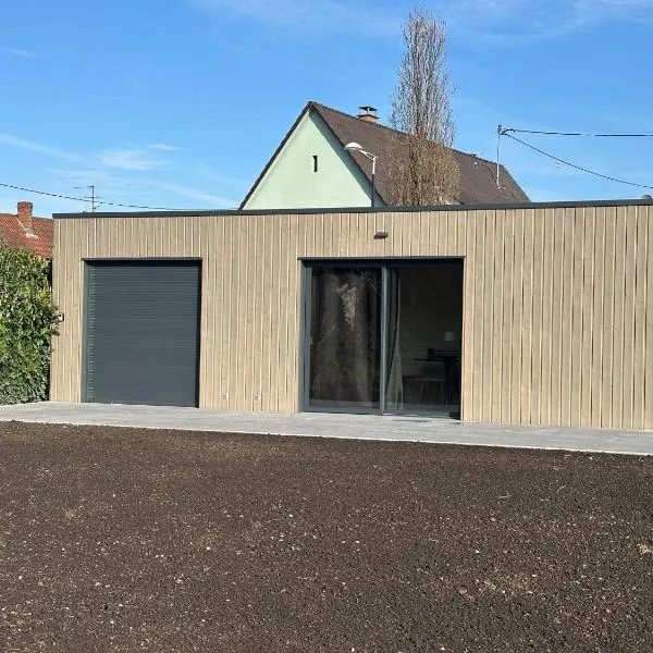Au loft, micro maison vue sur prairie，位于Rohrwiller的酒店