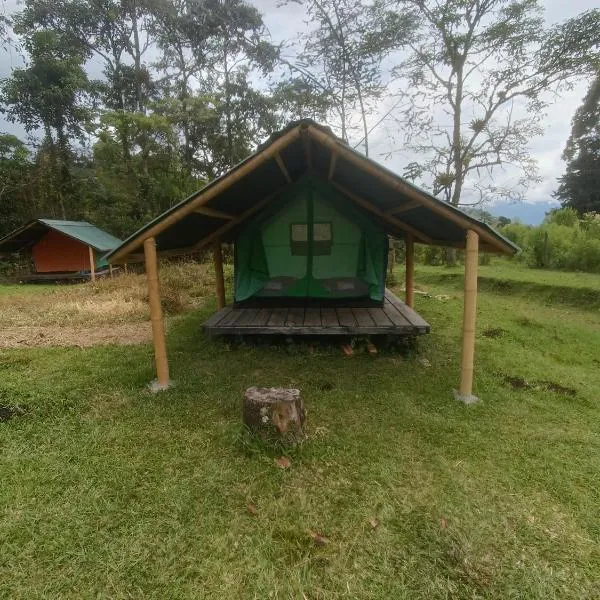 ECOXPLORA-Zona de camping, hotel i Jardín
