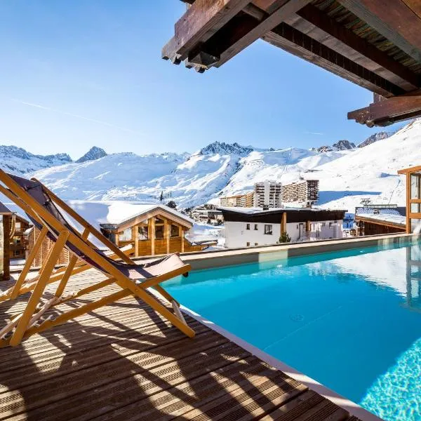 Hôtel les Campanules by Les Etincelles, hotel v mestu Tignes
