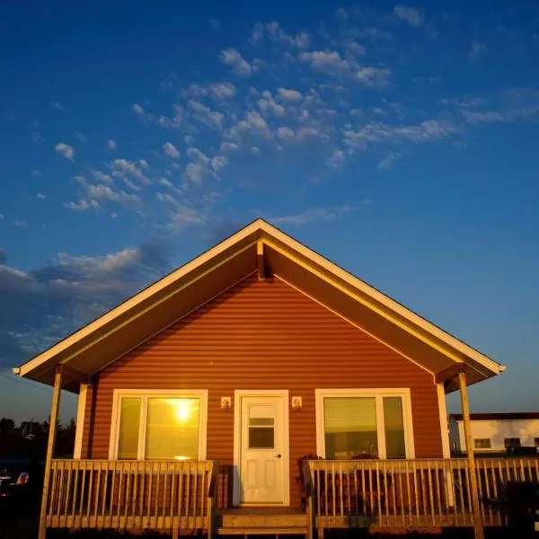 Petit Rocher में, होटल Motel et Chalets l'Acadien sur mer