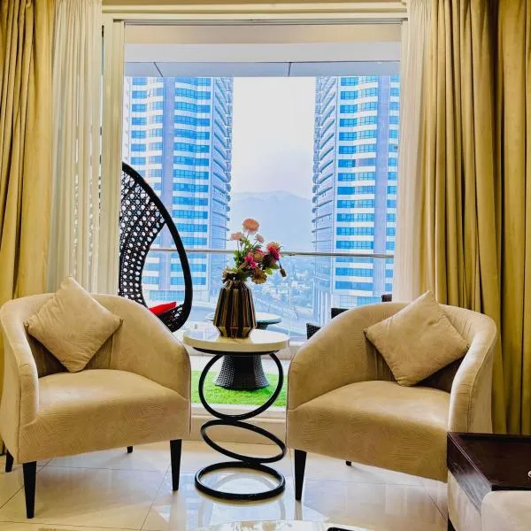 Islamabad में, होटल Serviced Apartments -ELYSIUM TOWER OPPOSITE CENTAURUS MALL ISLAMABAD