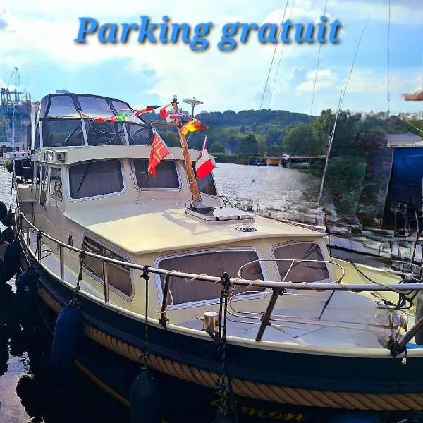 Houseboat cosy et Atypique à Rouen Le Zimon, Hotel in Rouen