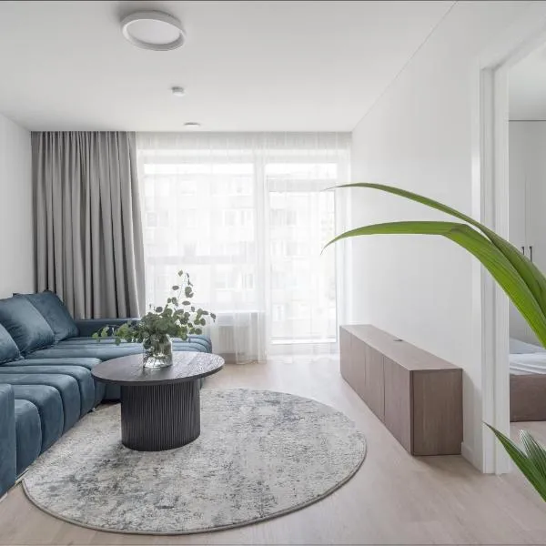 빌뉴스에 위치한 호텔 Uptown Quiet 2bed, Full kitchen, 2desks, Parking, Bath