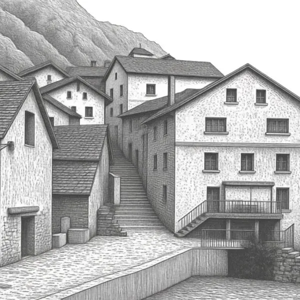 Dorfhotel Simplon Dorf, hotel em Simplon Dorf