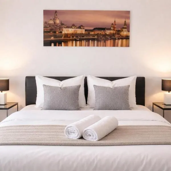 Comfortable Apartment on Elbe River, hotell i Dresden