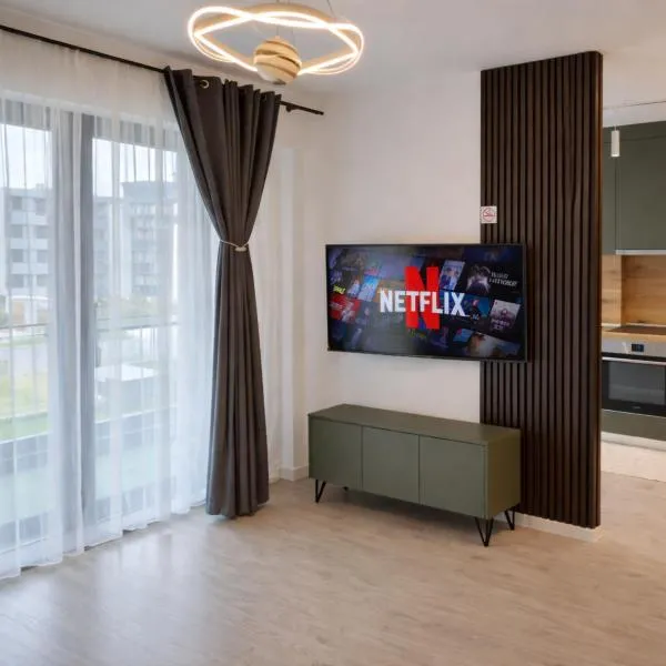 Tiam Apartment Pipera I Private Parking, מלון בVoluntari