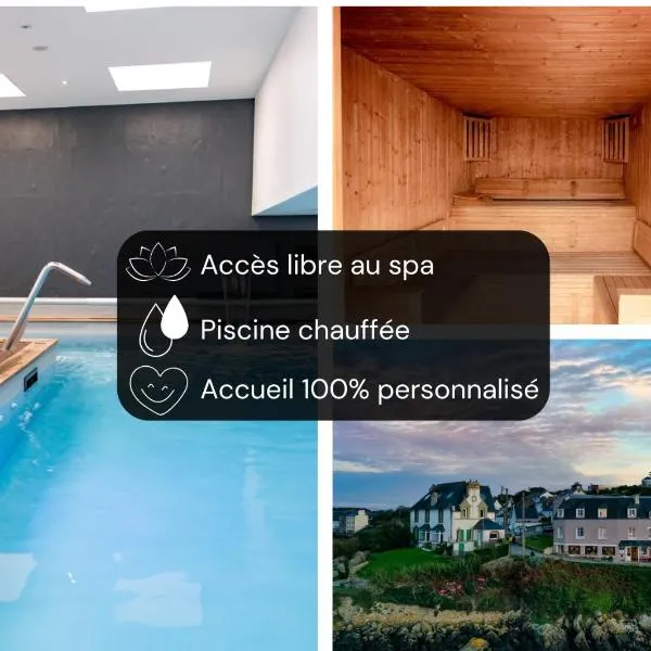 Hôtel La Baie des Anges, son SPA marin & sa piscine couverte et chauffée, khách sạn ở Landéda