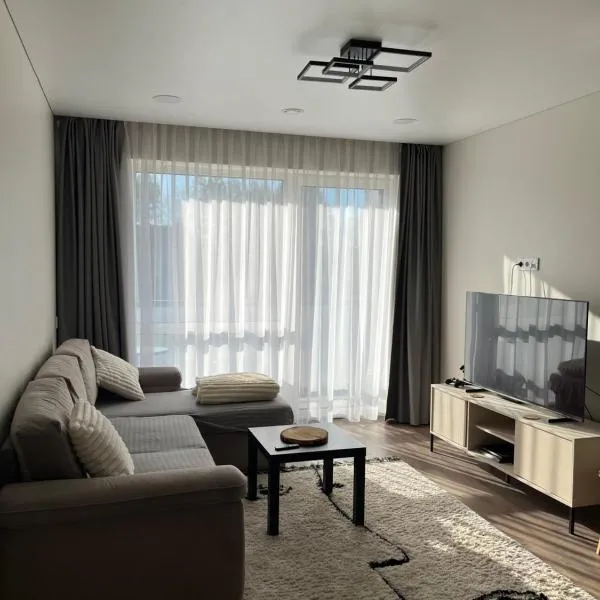 Vilnius में, होटल Modern apartment with Free parking - 10 min to airport, 15 min Center