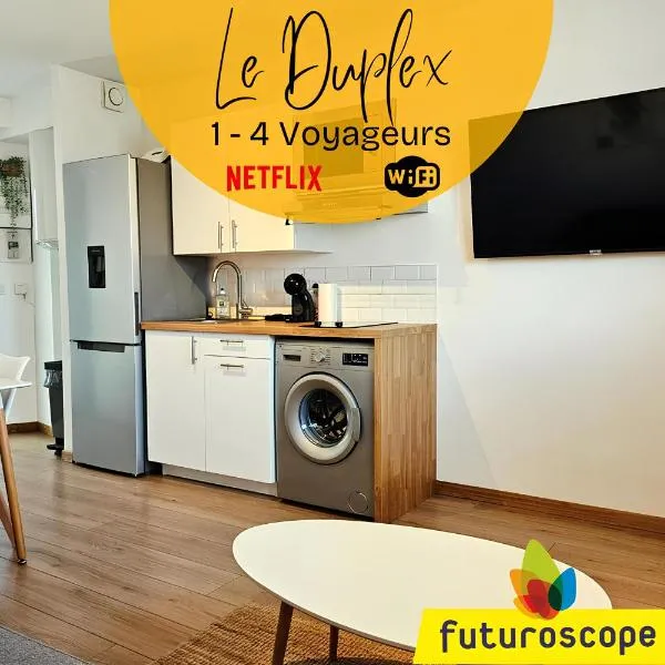 Duplex à Poitiers - Gare à 3 min - Futuroscope, khách sạn ở Poitiers