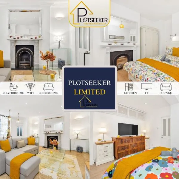 Kensington 3BR Victorian Flat Sleeps 8 Tube, hotel i London