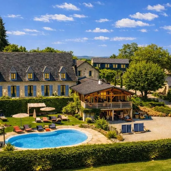 Hôtel Bien-Être Aux Cyprès de Marquay-Calme et élégance-Laissez-vous porter par une ambiance chaleureuse où chaque instant compte-Découvrez un havre de paix où nature et confort se marient pour vous offrir une expérience unique- Réservez dès aujourd'hui ! โรงแรมในMarquay