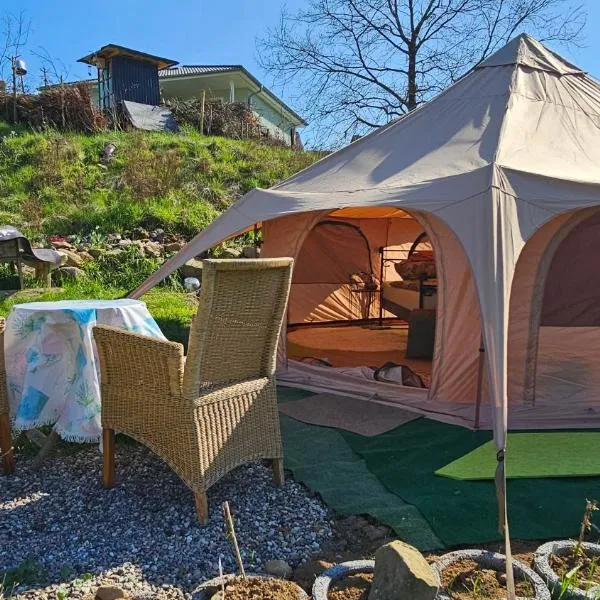 Schlüchtern में, होटल Beheizte Jurte Zelt Glamping Camping Winter Schlüchtern Hessen Main-Kinzig