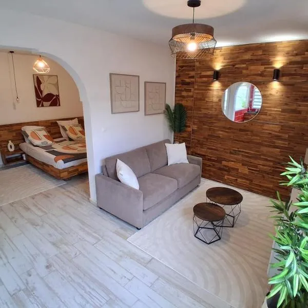 Woody Studio Tropical Suite with Private Pool, готель у місті Лез-Абім