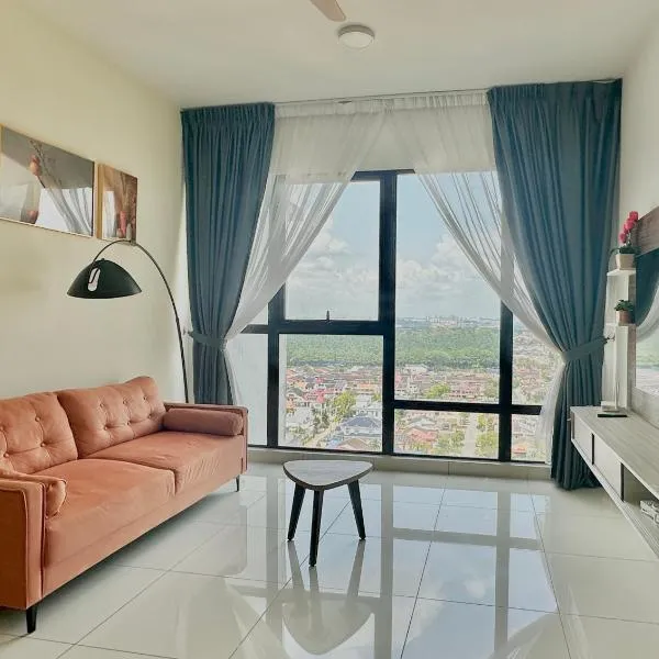 Midvalley Southkey Mosaic 2BR Suite Homestay by Jfive, hotel sa Johor Bahru