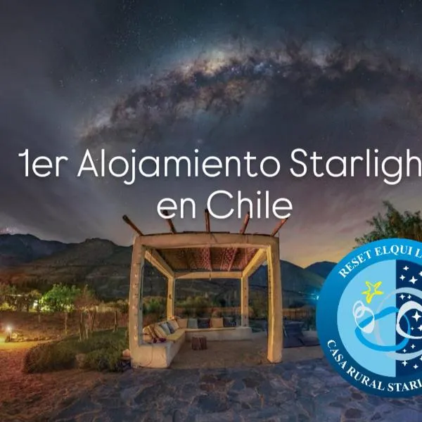 Reset Elqui, отель в городе Алькогуас