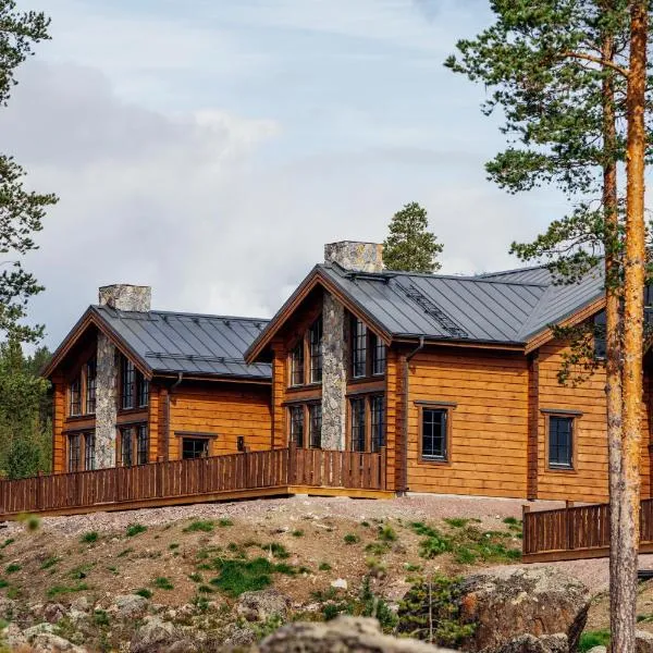 Idre में, होटल Vargen ett avskilt boende med bastu och brasa i Idre Bergsby