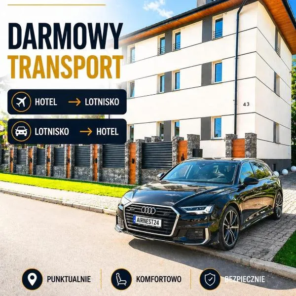 Noclegi Bezpłatny Dowóz AirNest24 Lotnisko Katowice-Pyrzowice, hotel 