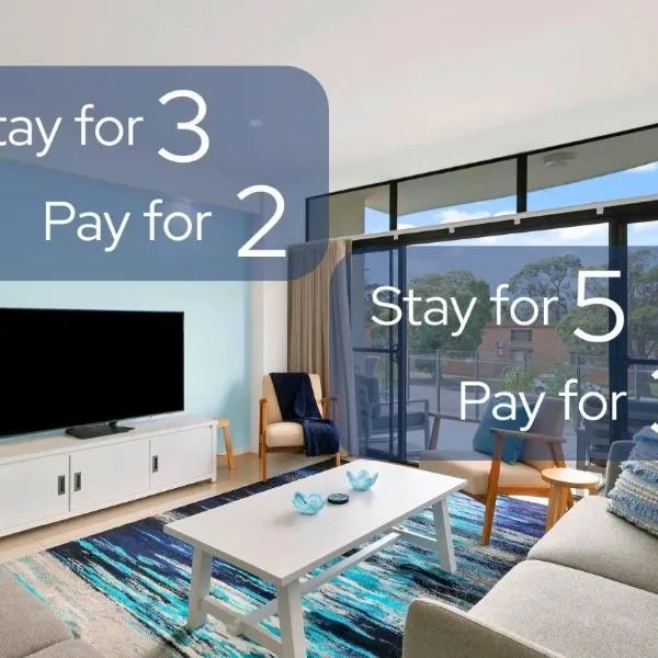 Waves - Luxury 3 Bedroom Apartment walk to everything, hotelli kohteessa Huskisson