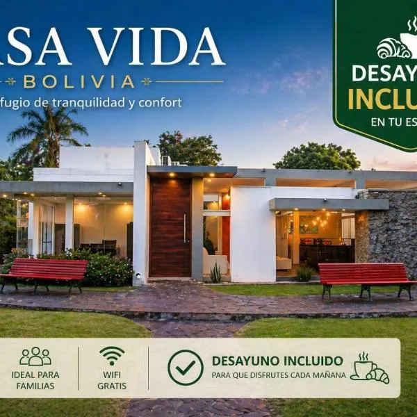 Casa Vida - Arte, Naturaleza y Confort, hotel din Santa Cruz de la Sierra