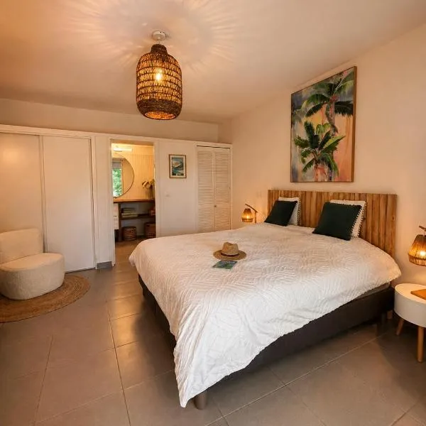 Cottage de Pinel Terrasse & Piscine tropicale, ξενοδοχείο σε Cul de Sac