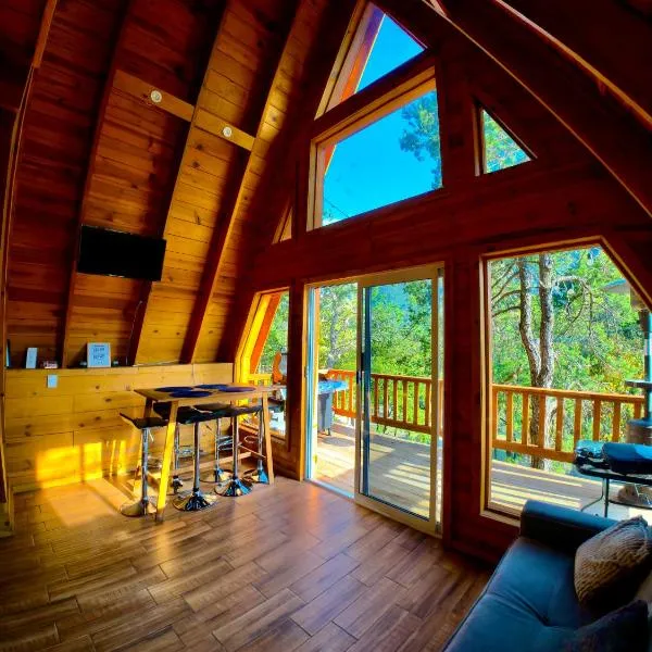 Glamping MORET Cabaña Alpina M2，Los Lirios的飯店