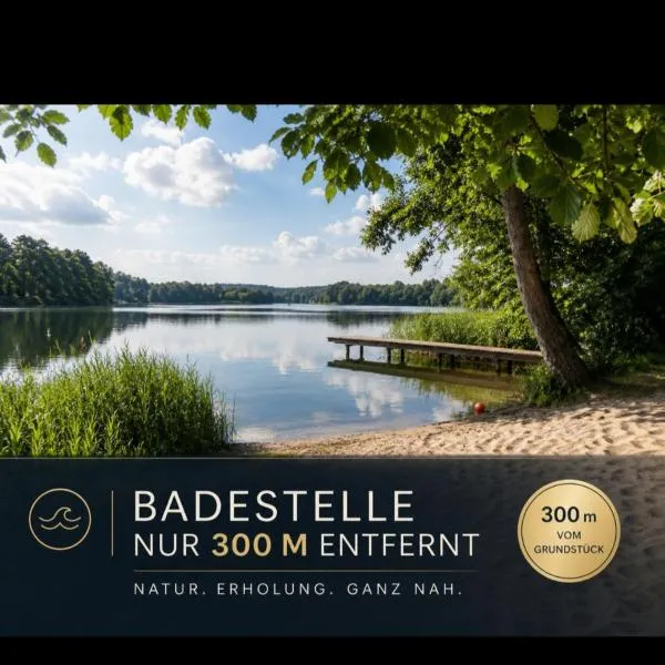 Camping - Idyllischer Wohnmobilstellplatz in der Mecklenburgischen Seenplatte#Mecklenburg-Vorpommern #See #Landleben, hotel v destinácii Carpin
