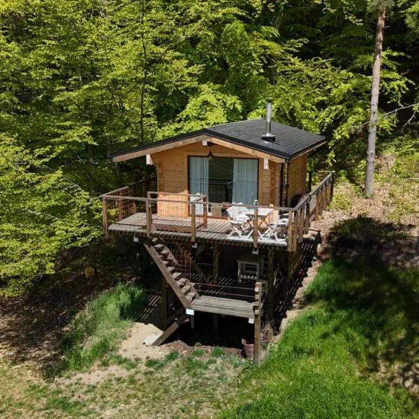 Treetop Tiny House Pod Korunami, hotel em Horná Mičiná