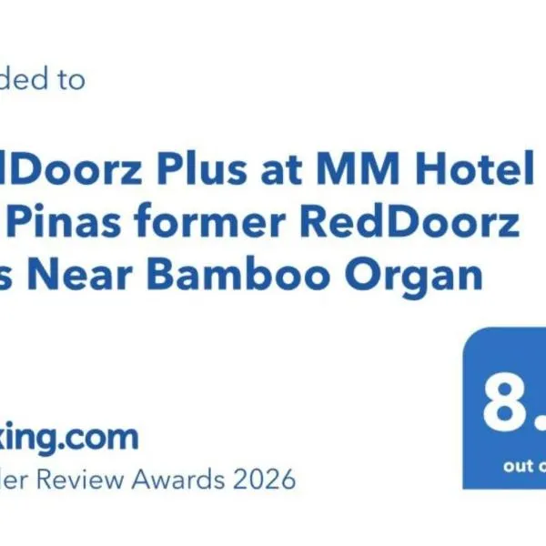 RedDoorz Plus at MM Hotel Las Pinas former RedDoorz Plus Near Bamboo Organ, khách sạn ở Manila