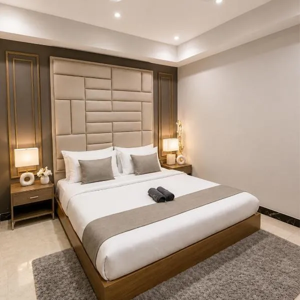 Islamabad में, होटल Islamabad Luxury 2BR Apartment Comfort & Style, ac, Netflix!
