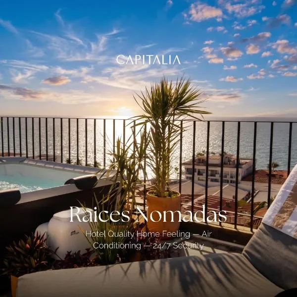Raices Nomadas Boutique Hotel Vallarta, viešbutis Puerto Valjartoje