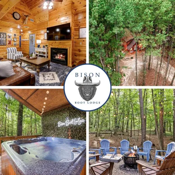 Luxury Cabin Near Lake - Sauna, Cold Plunge, Hot Tub, Fire Pit, & Games: Broken Bow şehrinde bir otel