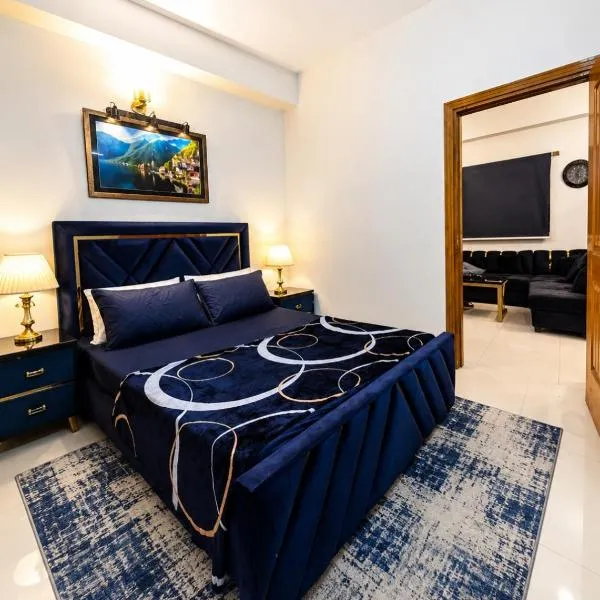 Premium 2-bed Apartment in Islamabad self check-in, Netflix, Ac, Free Parking-E11, hotel di Islamabad