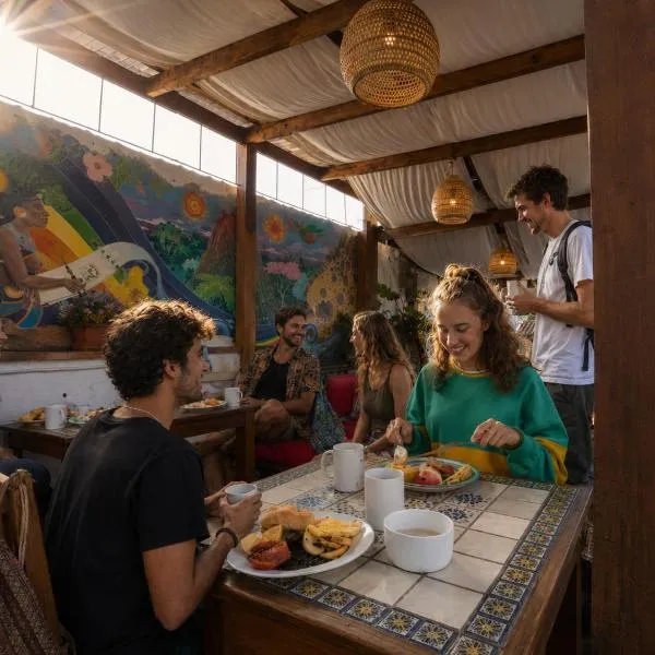 Yellow House Hostel B&B, hotel en Antigua Guatemala