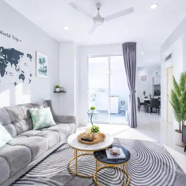जॉर्ज टाउन में, होटल High Floor Partial Seaview 2BR Suite Near Gurney Mansion One 26
