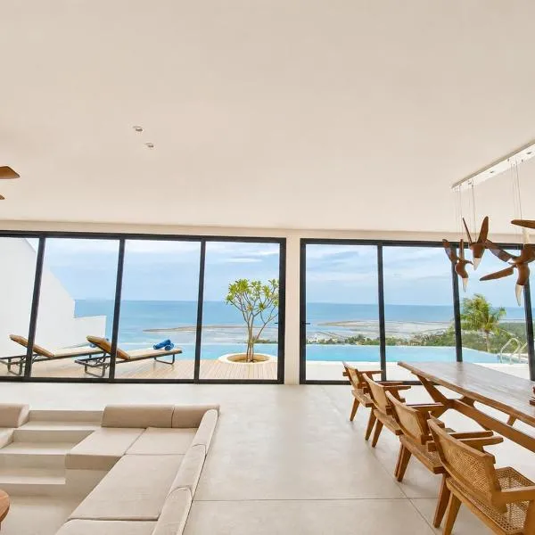 Anzhu Seamate Villa Samui, hotel en Lamai