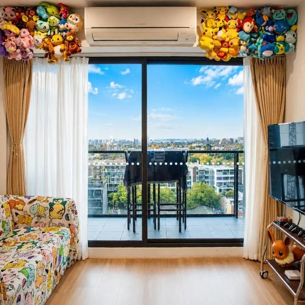 Pokémon Dream Room in Melbourne CBD with City View: Melbourne şehrinde bir otel