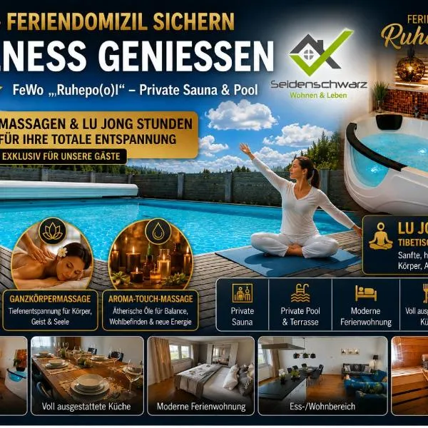 FeWo Ruhepo(o)l inkl. Sauna, hotel en Großmehring