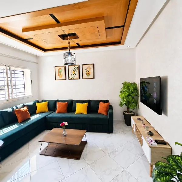 Sala Al Jadida - Appartement meublé à 5 min de Technopolis et 13 min de l'aéroport, hotel din Oulad Yakoub