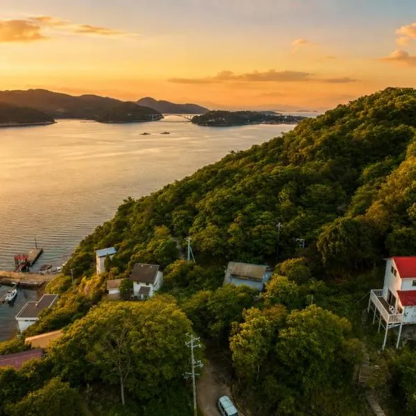 Designer Island Villa with Panoramic Sea Views, hotel v destinácii Bizen