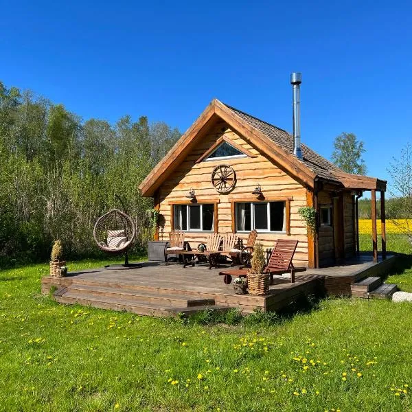 Hobu House - a Cozy, Private Cabin by the Forest near Haapsalu, hotel in Haapsalu