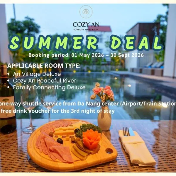 호이안에 위치한 호텔 Cozy An Boutique Hotel Hoian