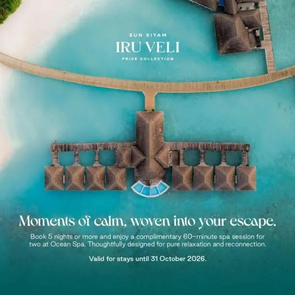 Sun Siyam Iru Veli - 24 Hours Premium All-Inclusive Dine Around with Free Transfers, khách sạn ở Dhaalu Atoll