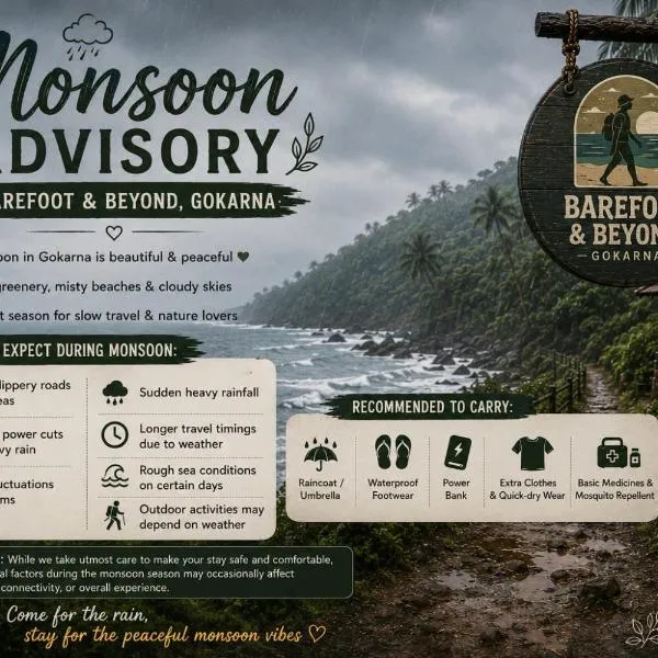 Barefoot and Beyond - Crafted with Kenchas, hotel en Gokarna