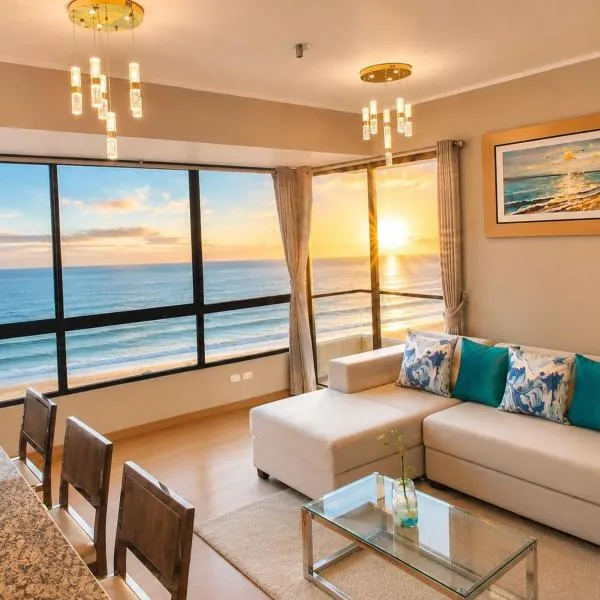 "Oceanfront 3BR, Home Office, Pool, Gym, Sauna, BBQ, Fast Wifi, Play area and Free Parking", khách sạn ở Lima