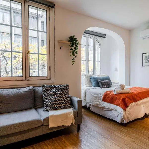 HOM l Wifi AirAcond Historia Vida Museos Lastarria, hotel a Santiago