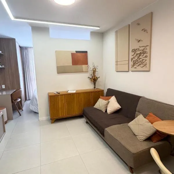 Studio completo próx à Uff, Plaza Shopping e Praias, viešbutis mieste Niterojus