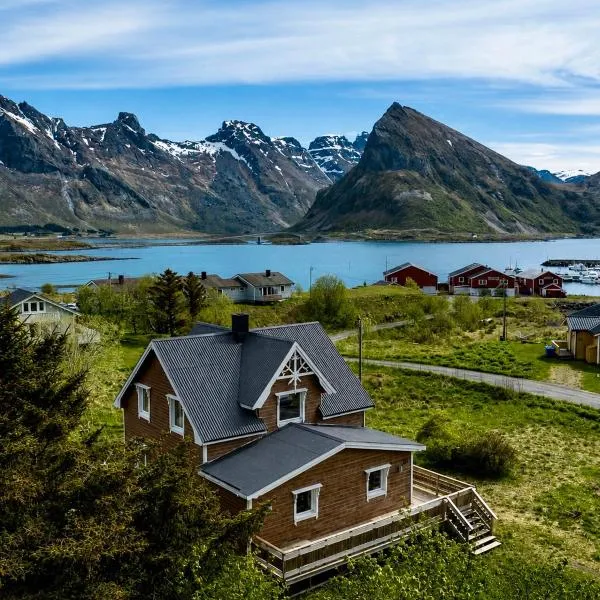 The Chess House Lofoten - Luxury Arctic Villa in Fredvang, hotel em Fredvang