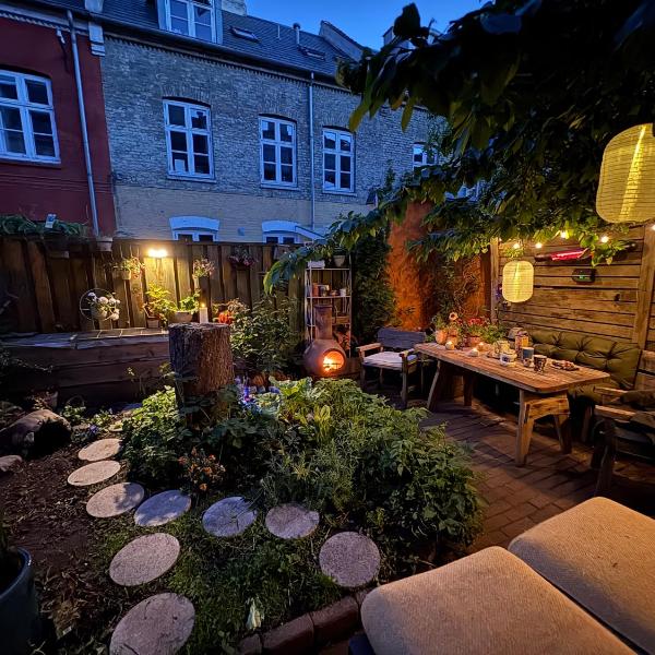 Cozy City Center Chambers with Kitchen and Garden, Kopenhagen