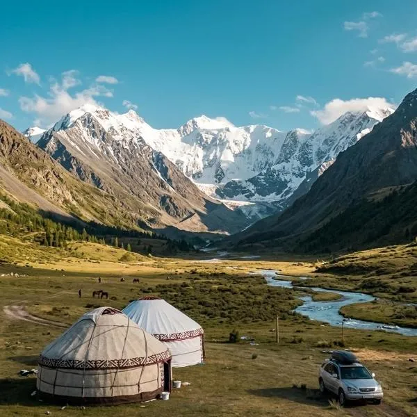 Yurt On The Mountain -With us you will feel the spirit of nomads, hotel v mestu Svetlaya Polyana