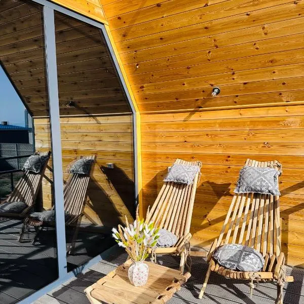 Tengri House A-Frame Issyk-Kul, hotell i Kaji-Say